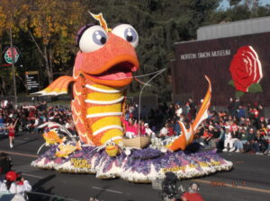 Rose parade float - fish